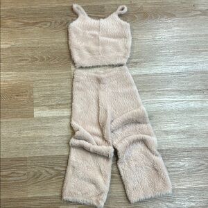 Fuzzy Knit Tank and Pants